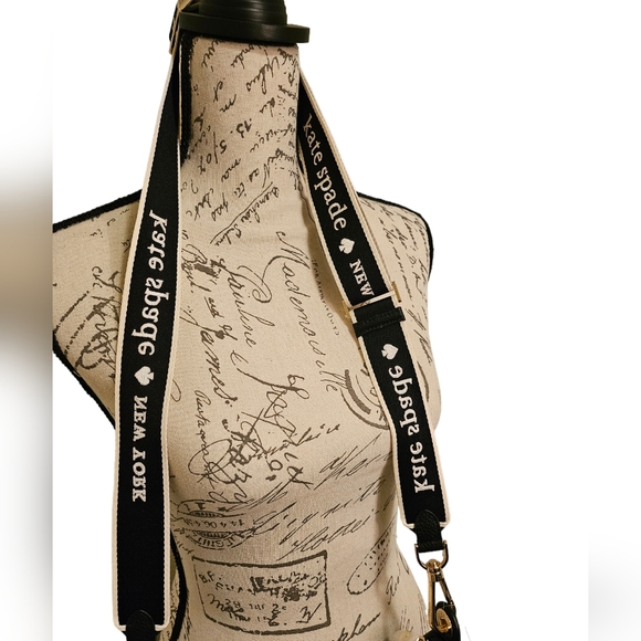 NWT RARE KATE SPADE BAG CROSSBODY LOGO STRAP - Picture 5 of 13